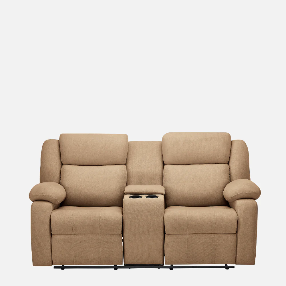 Avalon E Twin Motorized Plaster Brown Recliner - Image 2
