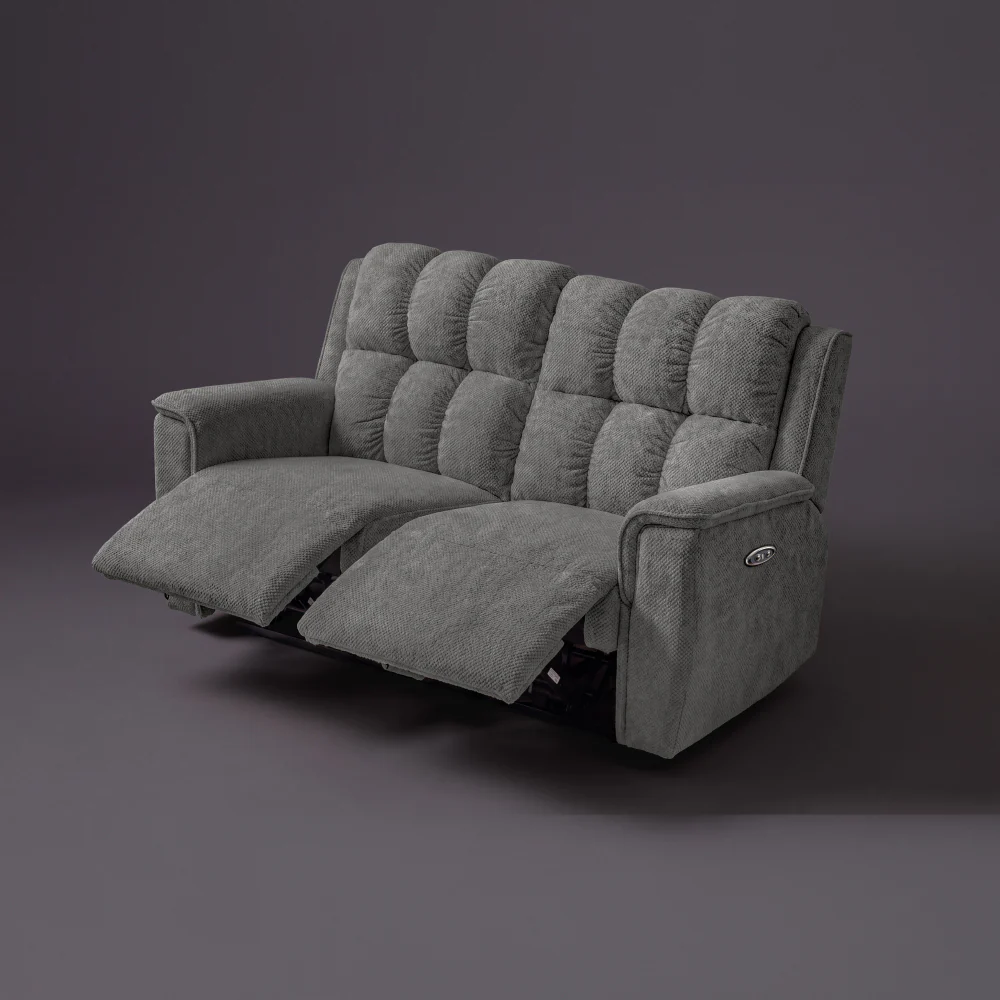 Avalon Elite mov.E Grey Fabric 2 Seater Sofa - Image 4
