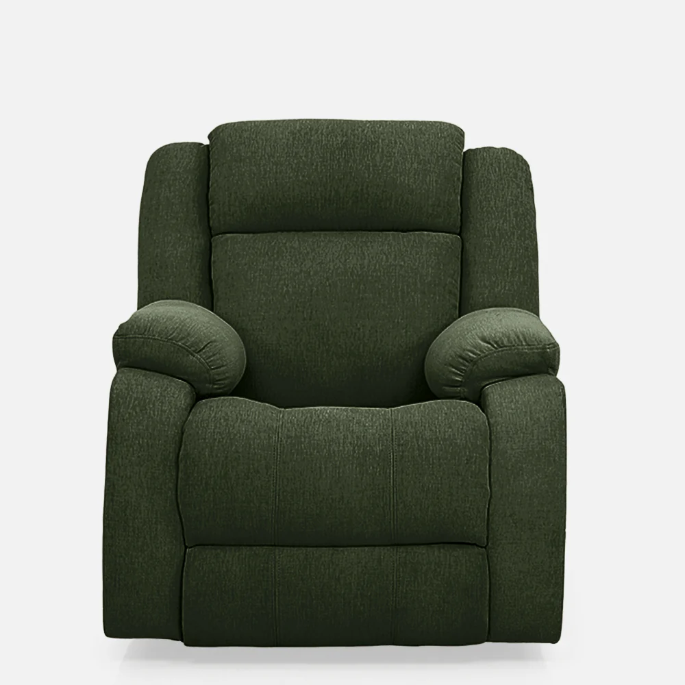 Avalon Motorized Electric Powered Sap Green Fabric Recliner - Image 2
