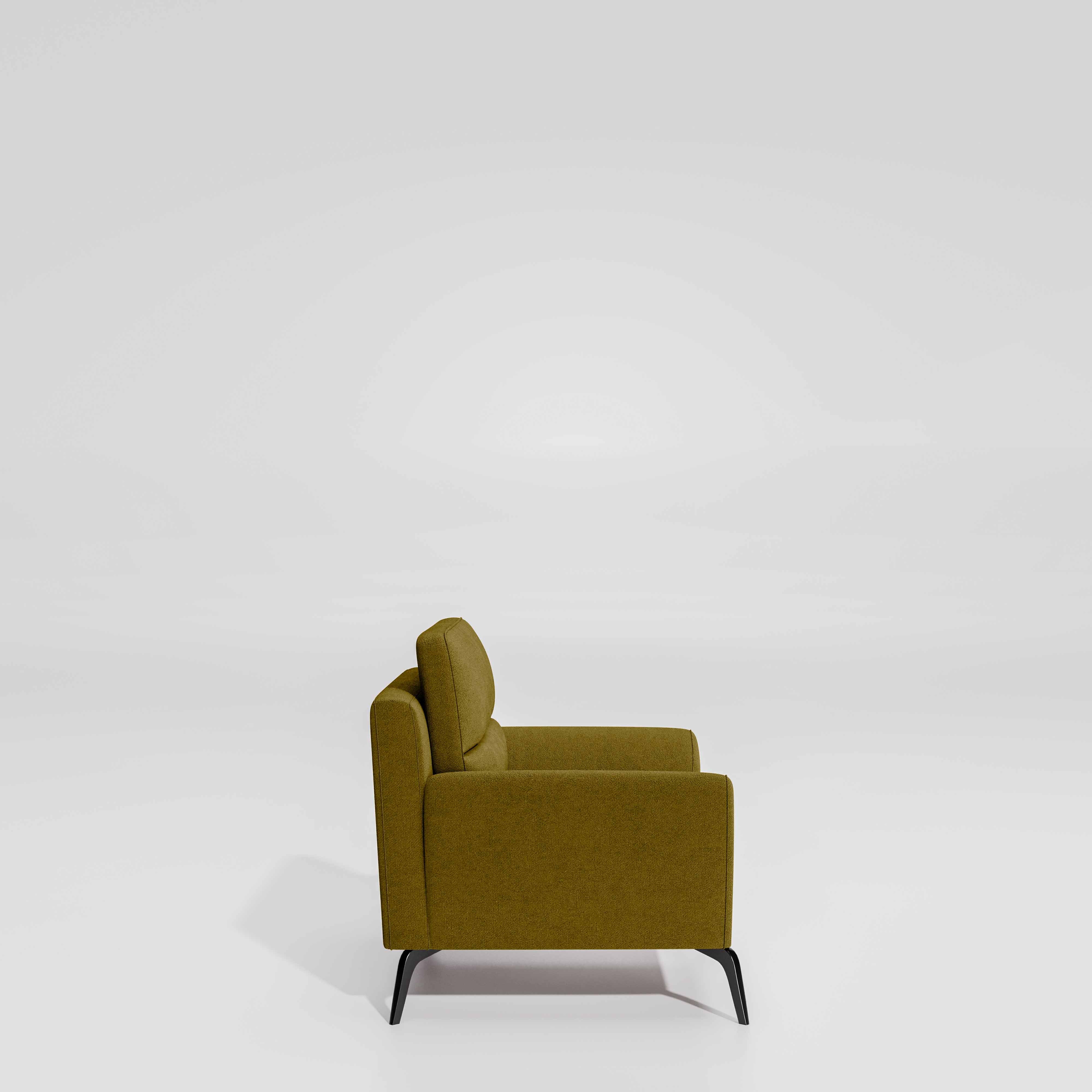 Octave 1 Seater Seater-Water & Stain Repellent Fabric - Honey - Image 5