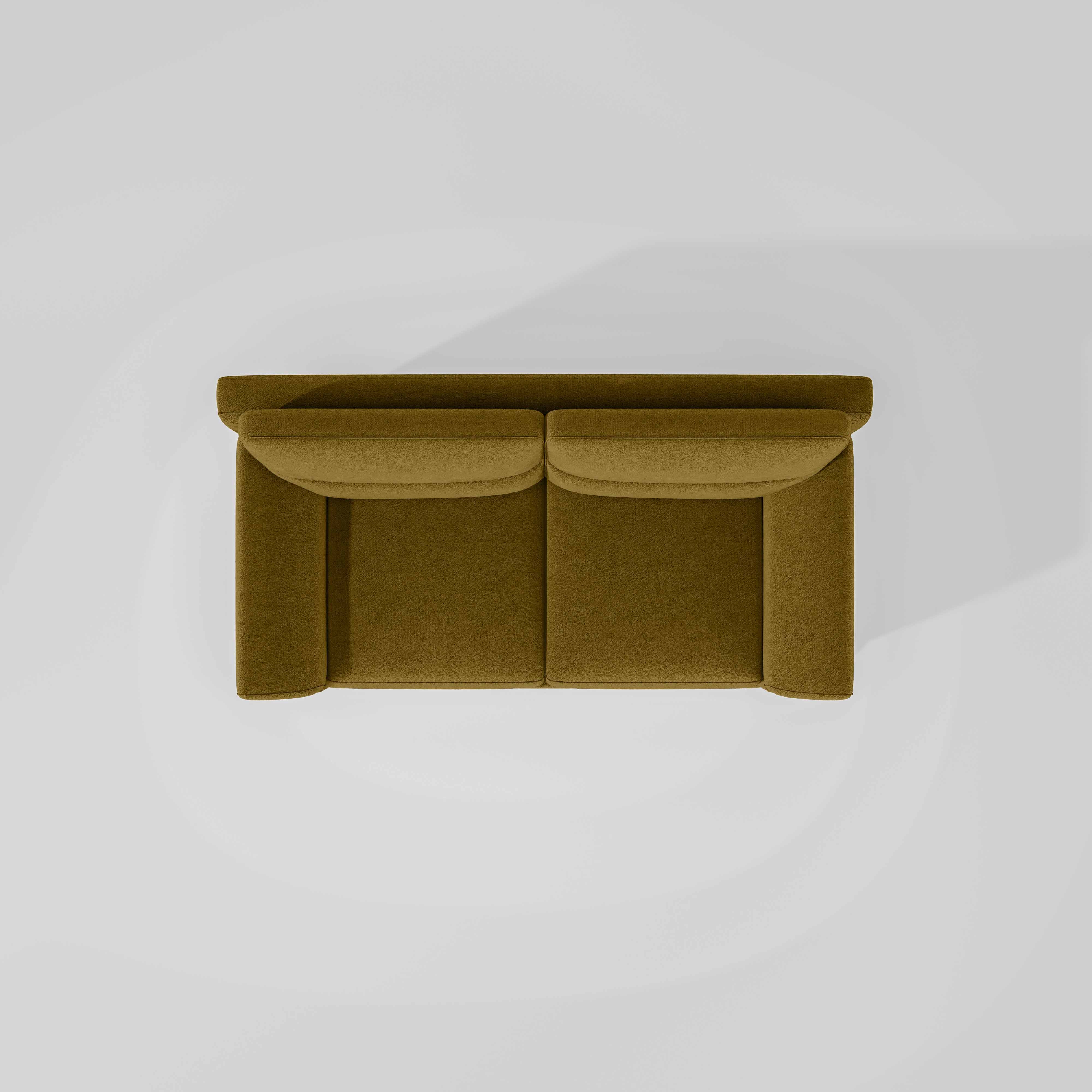 Octave 2 Seater Sofa with LH Lounger Water & Stain Repellent Fabric  - Honey - Image 6