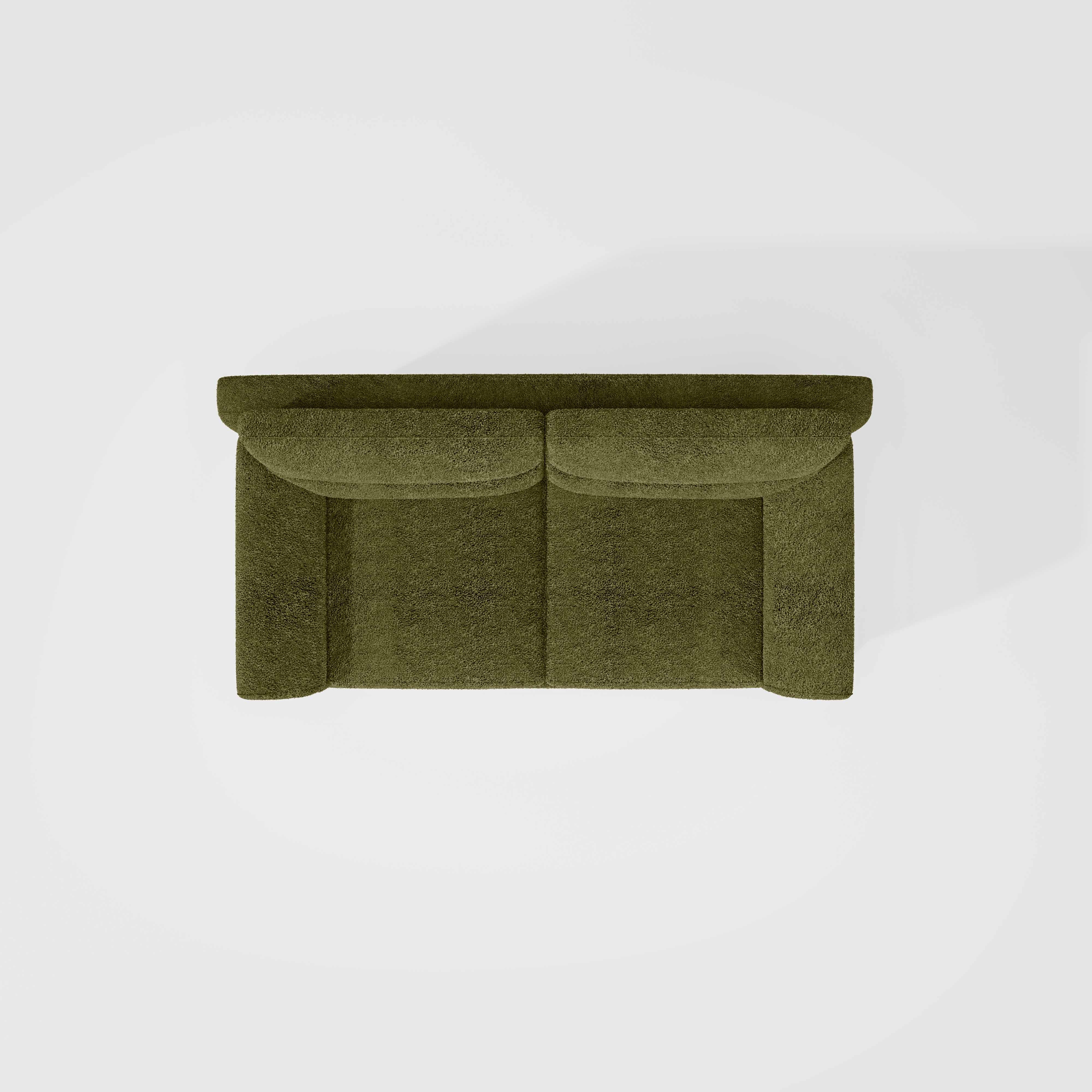 Octave 2 Seater Boucle Fabric - Dried herb - Image 6