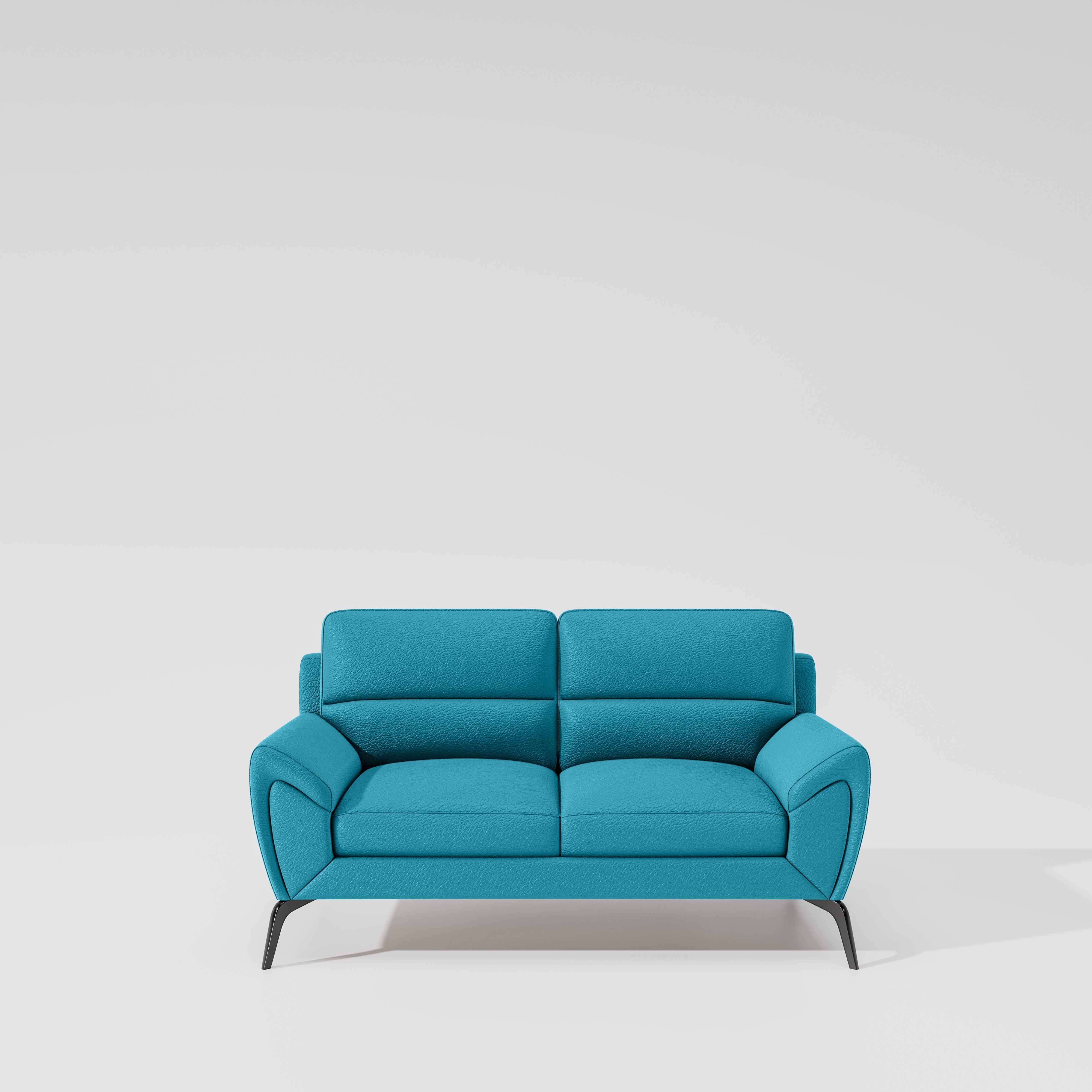 Octave 2 Seater Suede Fabric - Celestial blue - Image 2