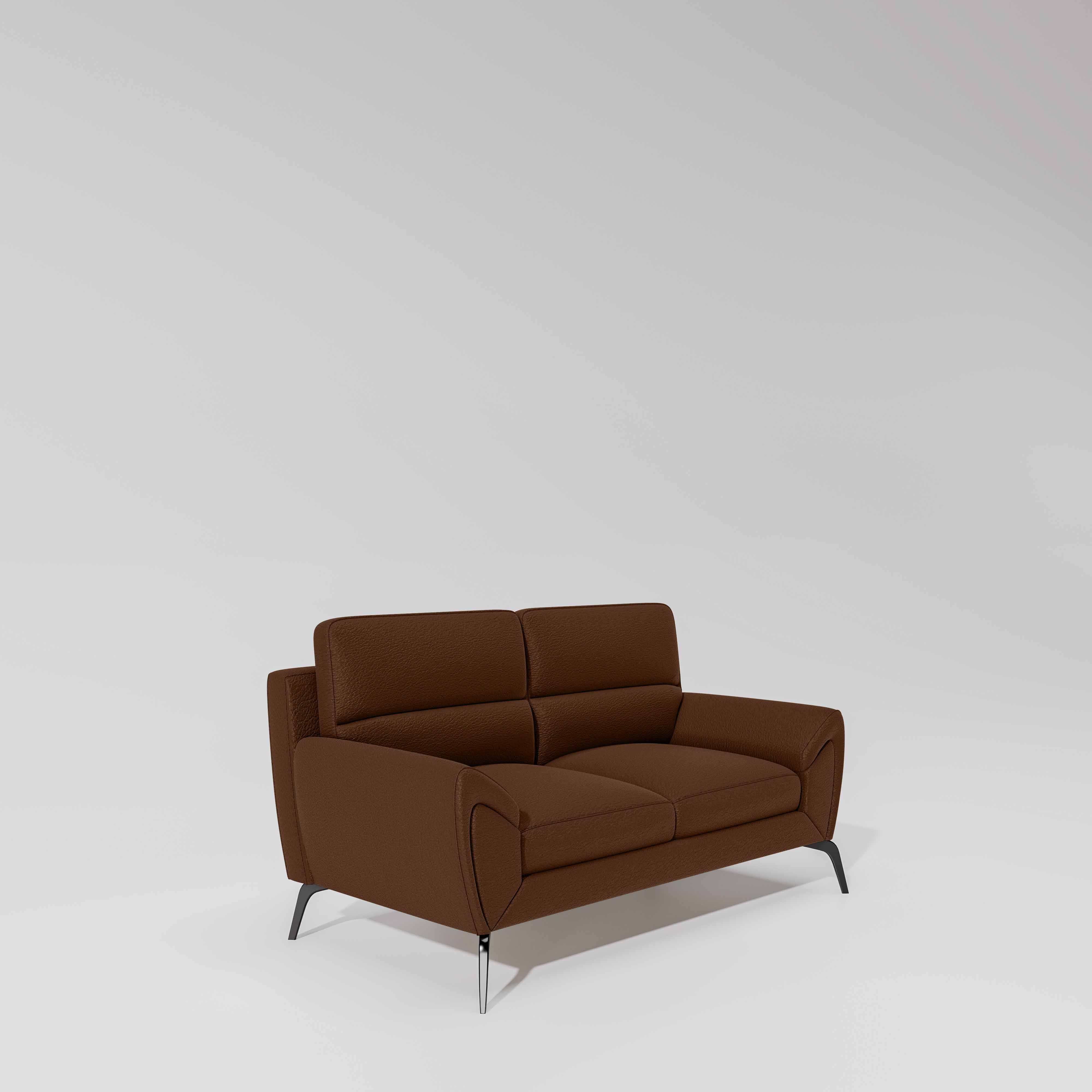 Octave 2 Seater Suede Fabric - Cappuccino - Image 3