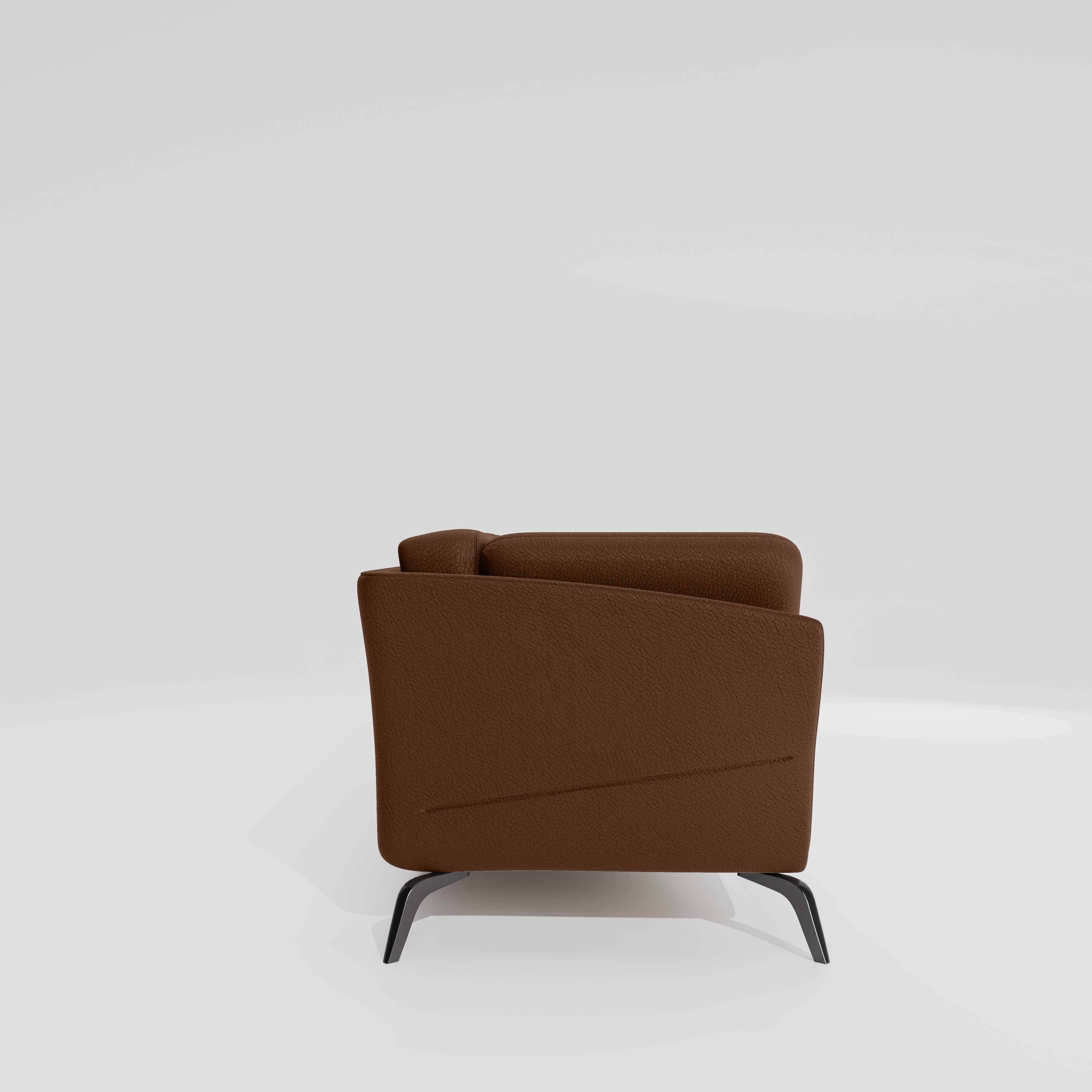 Symphony 2 Seater Suede fabric - Cappuccino - Image 5