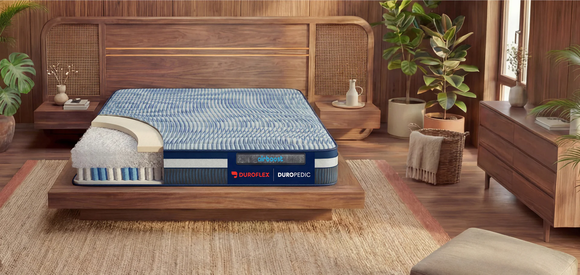 Duropedic Airboost 3.8 Bionix Ice Pro Mattress | 1 lakh+ Airknit fibres and ortho support - Image 4