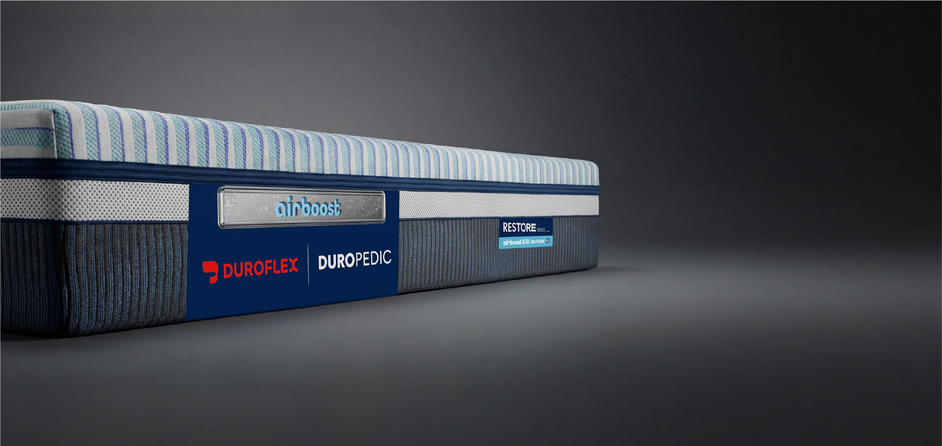 Duropedic Airboost 6.10 Arctic Ice Mattress | 1 lakh+ Airknit fibres with latex and adjustable firmness | 100 nights trial - Image 9