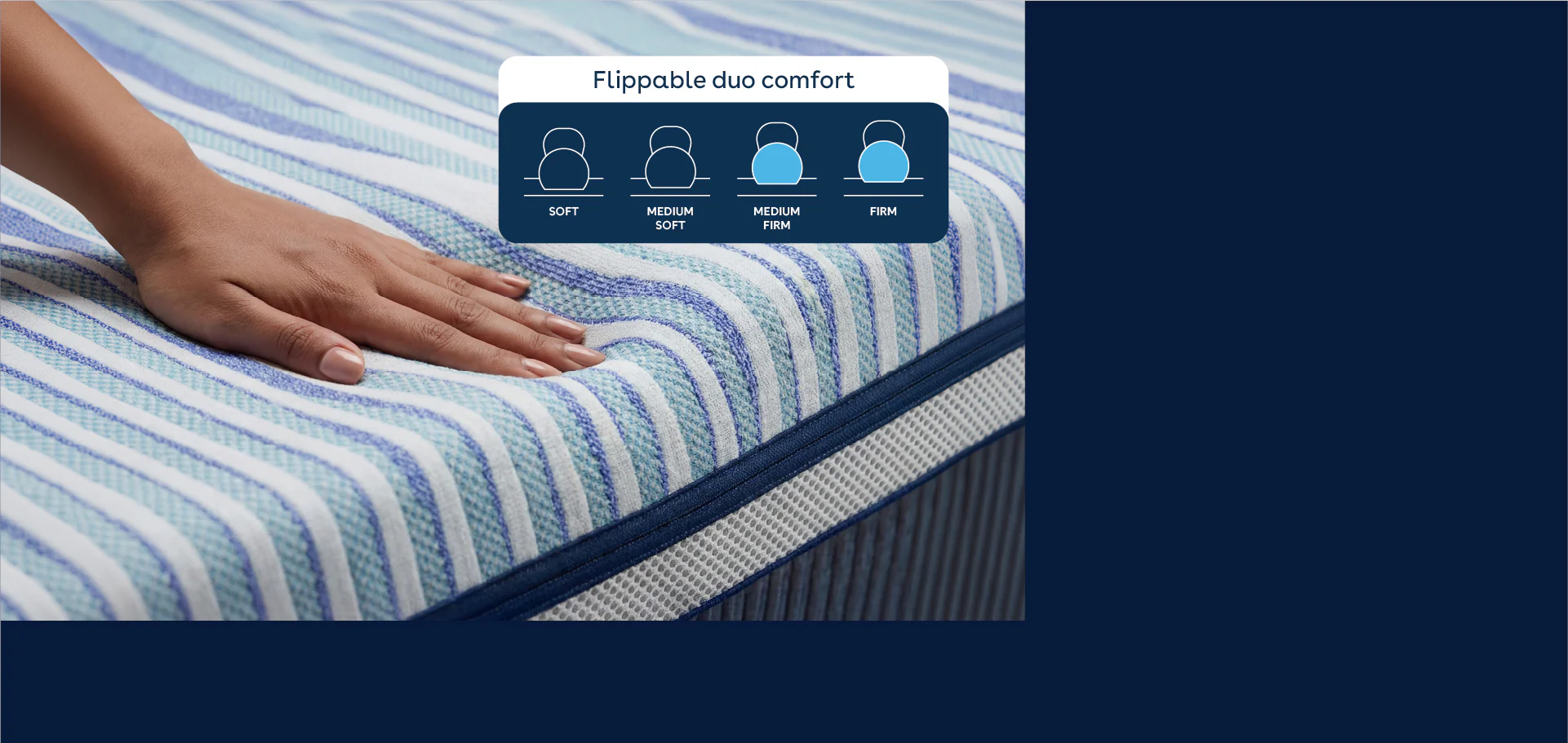Duropedic Airboost 6.8 Arctic Ice Mattress | 1 lakh+ Airknit fibres with latex and adjustable firmness | 100 nights trial - Image 6