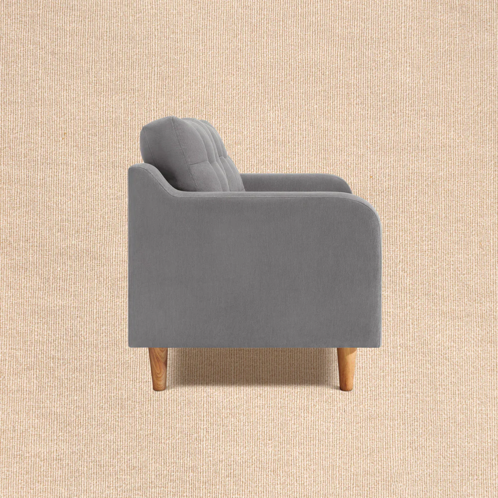 Ease Plus Grey Fabric 2 seater sofa - Image 5