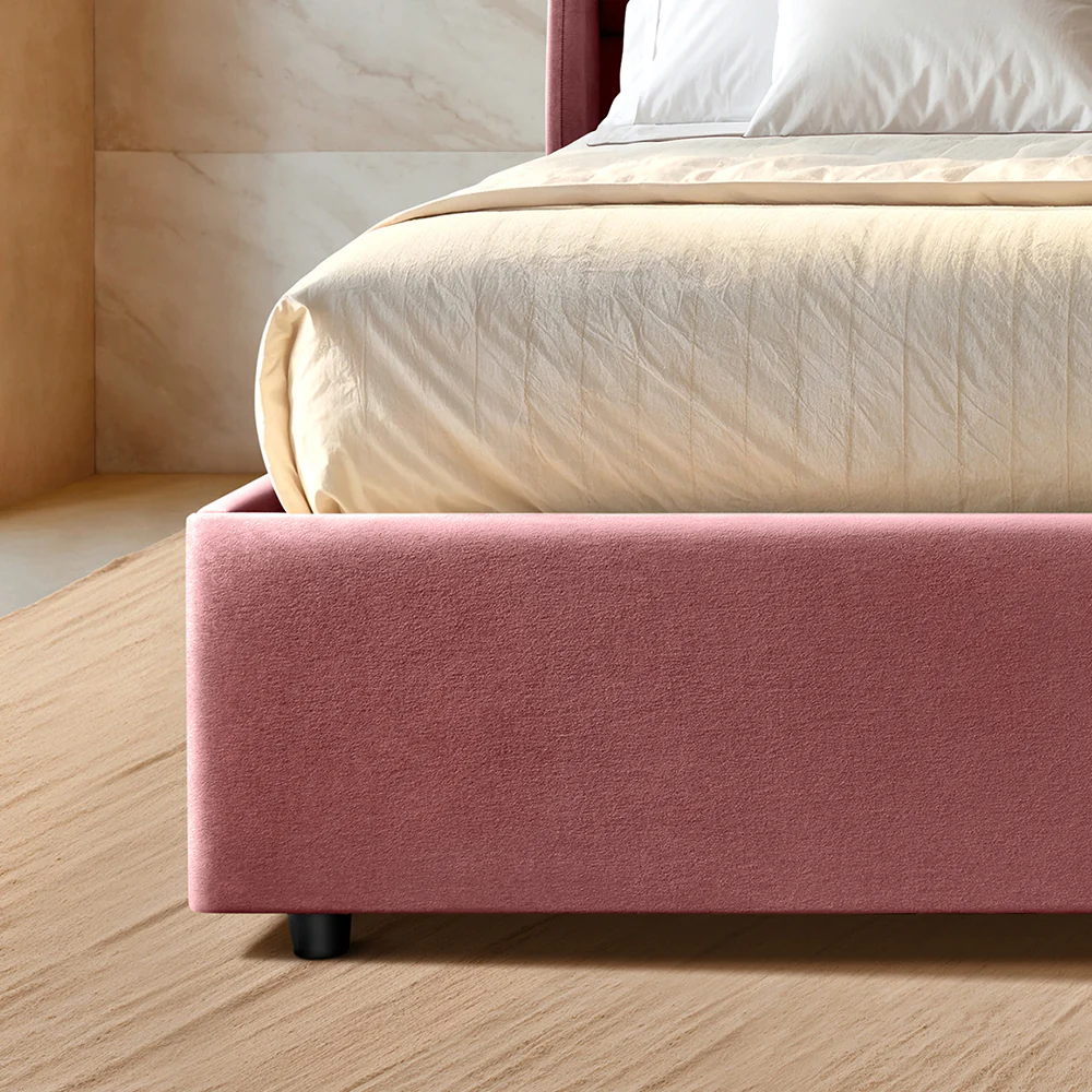 Wave Plus Adjustable Bed Celeste Upholstered Bed (Pink)+ Wave Kinect Strength Mattress 8"(20.3cm) - Image 7