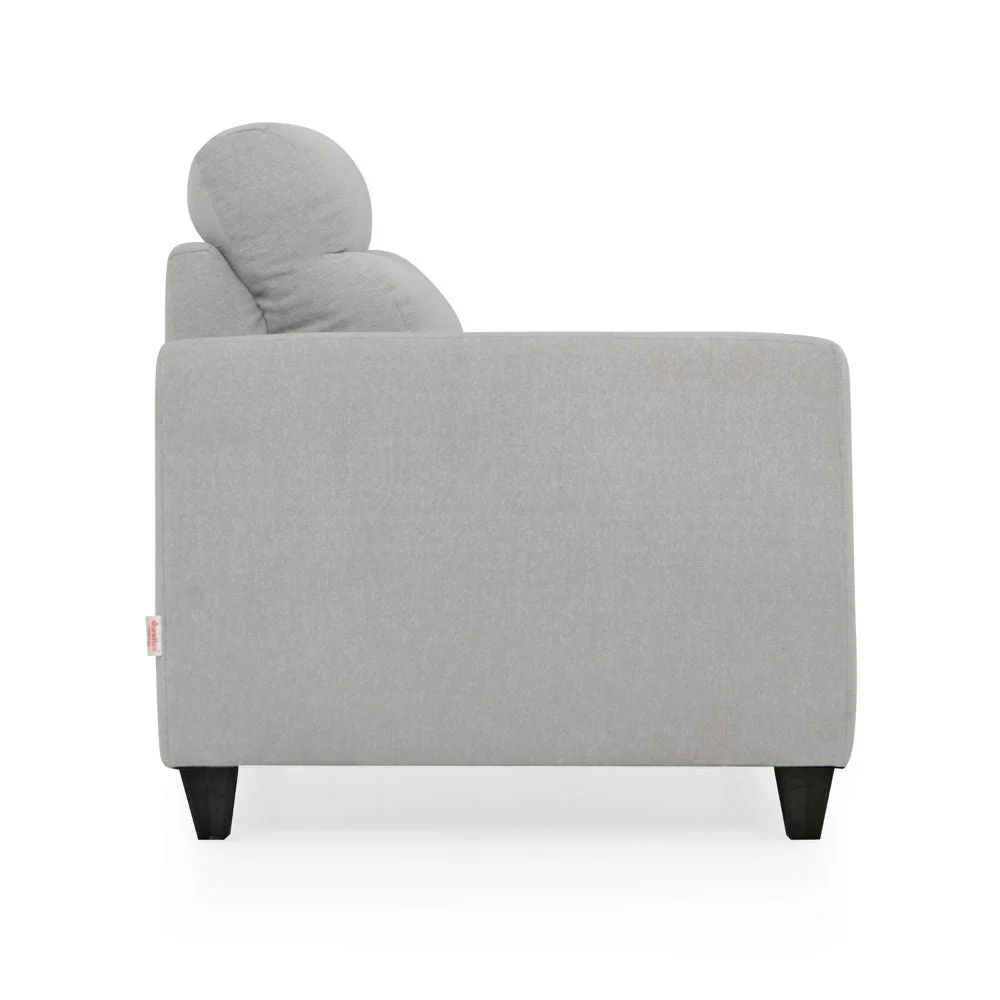 Zivo Plus Cloudy Gray Fabric 2 Seater Sofa - Image 9